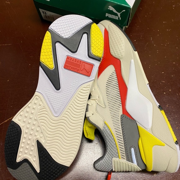 Puma RS-X Bold Trainers White Lifestyle Sneakers - Picture 3 of 4